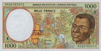 Gallery image for Central African States p202Ec: 1000 Francs